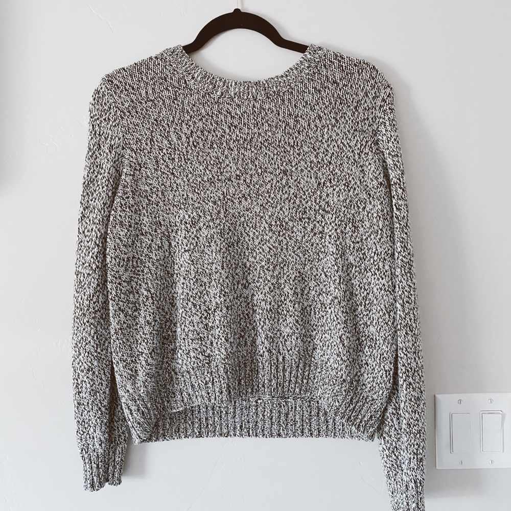 Black & white sweater